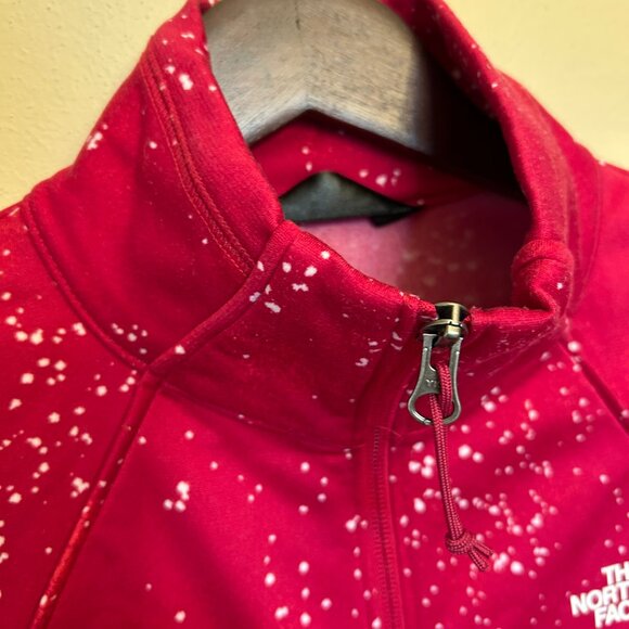 The North Face Women's Full Zip Jacket Galaxy Splatter Dark Pink Size Small - Picture 16 of 16